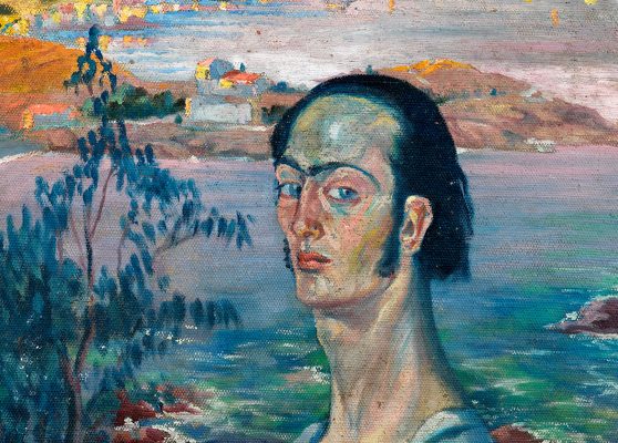Dalí: Selbstporträt mit Raffaels Hals (Detail), 1921
