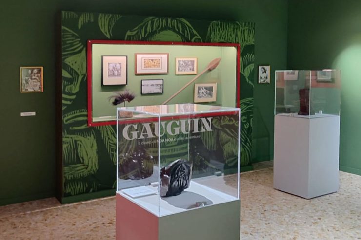 Gauguin, Ausstellung in Rom 2025–2026: Holzschnitte und Objekte der Reise nach Polynesien
