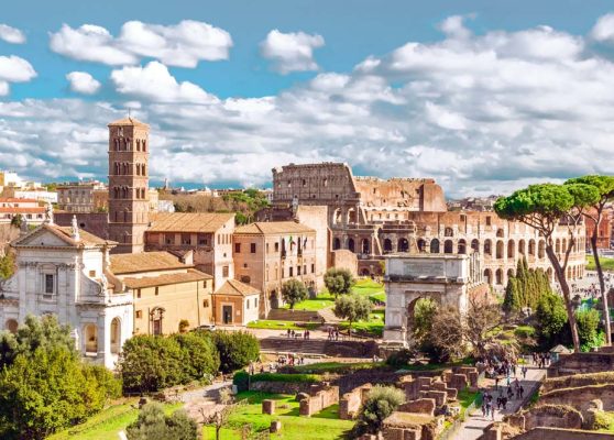 Eintrittskarten für das Kolosseum und das archäologische Gebiet Forum Romanum