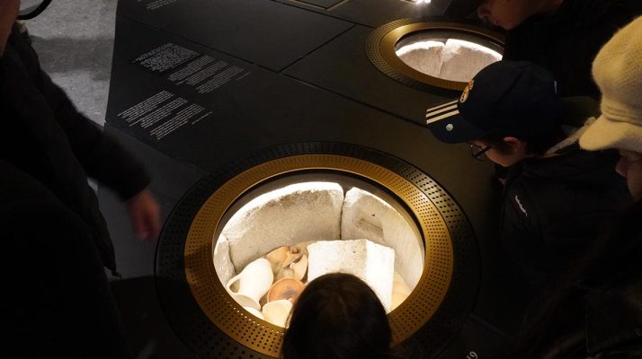 Republikanischer Brunnen 19 im Ausstellungsbereich der Metrostation Colosseo – Fori Imperiali