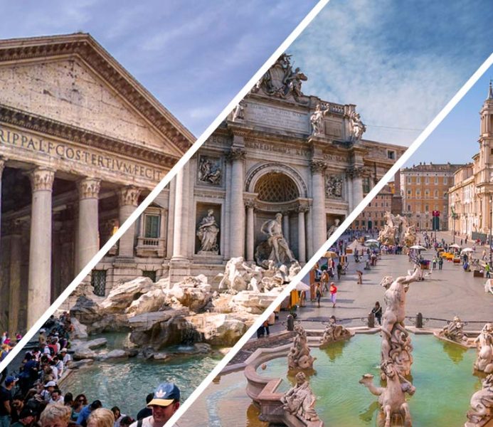 Rundgang: Pantheon, Piazza Navona und Trevi-Brunnen