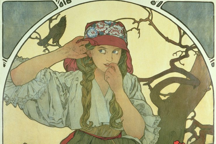 Chor der Lehrer von Mähren, 1911 (Detail). Alphonse Mucha