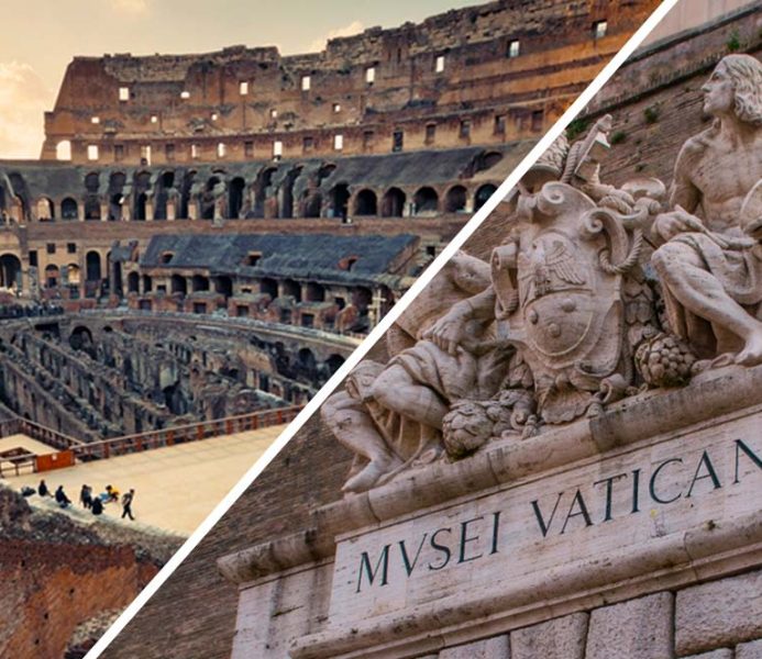 Tagestour: Kolosseum, Vatikanische Museen und Sixtinische Kapelle