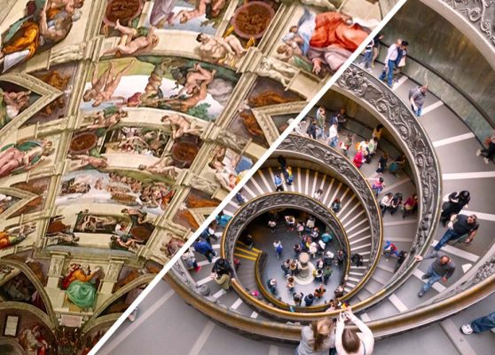 Besuchen Sie die Vatikanischen Museen und die Sixtinische Kapelle. Reservierter Eintritt
